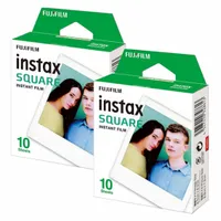 Fujifilm Instax Square Glossy 2X10 Sheets  Instaxglossysquare10X2 4547410370003