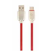 Gembird Usb Male - Type C Premium rubber 2M Red  Cc-Usb2R-Amcm-2M-R 8716309107945