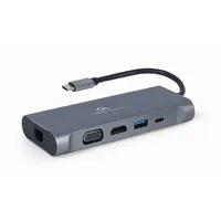 Gembird Usb Type-C 7-In-1 Multi-Port Adapter  Card Reader Space Grey A-Cm-Combo7-01 8716309121477