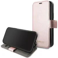 Guess Apple iPhone 12/12 Pro 6.1 Iridescent Book Case Pink  Guflbksp12Miglrg 3700740489581