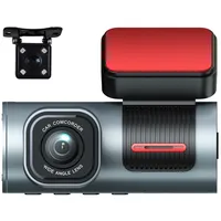 iWear Gt7 Duāls Auto Video reģistrātors Dvr kamera Hd priekšpusē  aizmugurē 480P G-Sensor Gps Wi-Fi 3.16 Lcd Melns Iwear-Gt7 4752128078336