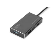 Kabelis Digitus  Usb 3.0 Hub, 4-Port Incl. 5V/2A power supply Da-70240-1 4016032444244