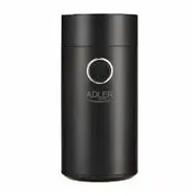Kafijas automāts Adler  Coffee grinder Ad4446Bs 150 W, beans capacity 75 g, Lid safety switch, Black Ad 4446Bs 5903887800433