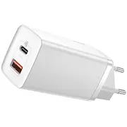 Lādētājs Baseus Gan2 Lite Quick Charger 1 x Usb-C  Usb 65W White Ccgan2L-B02 6953156232945