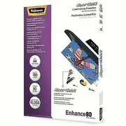 Laminēšanas plēves Fellowes A4 100Gab 80U  5306114 077511530616