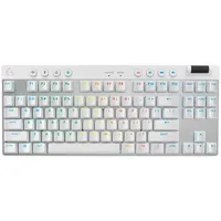 Logitech G Pro X Tkl Lightspeed Mechanical Gaming Keyboard - White Us Intl Tactile  920-012148