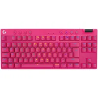 Logitech G Pro X Tkl Lightspeed Mechanical Gaming Keyboard - Magenta Us Intl Tactile  920-012159