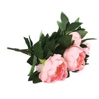 Mākslīgie ziedi 4Living Green Peoniju pušķis 46Cm rozā  008823 6410413027114 302711