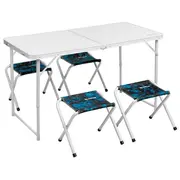 Mēbeļu kompl. 120X60X70Cm Galds  4 kresli B-282322 4660062075420
