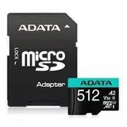 Memory Micro Sdxc 512Gb W/Ad./Ausdx512Gui3V30Sa2-Ra1 Adata  Ausdx512Gui3V30Sa2-Ra1 4710273771359