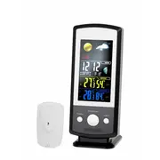 Cita mazā sadzīves tehnika Mesko  Ms 1177 Weather station, Black, Colorful Digital Display 5902934836609