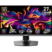 Monitor Msi Mpg 272Urx Qd-Oled 27 Gaming/4K Matte Panel 3840X2160 169 240  0.03 ms Swivel Pivot Height adjustable Tilt Colour Black Mpg272Urxqd-Oled 4711377275460