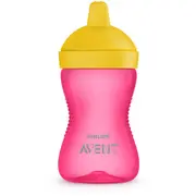 Philips Avent My Grippy mācību krūzīte ar cietu snīpi 300Ml, 18M, rozā  Scf804/04 8710103855590