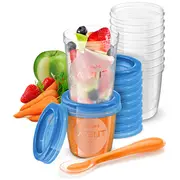Philips Avent Pārtikas uzglabāšanas trauciņu komplekts ar karoti  Scf721/20 8710103671800