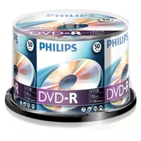 Philips Dvd-R 4.7Gb Cake Box 50  Dm4S6B50F/00 8710895922579