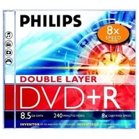 Philips DvdR Dl 8.5Gb Jewel Case  Dr8S8J01C/00 8710895992114