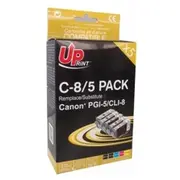Tintes kārtridžs Uprint Canon Pgi-5/Cli-8 Multipaka  C-8/5-Pack-Up 3584770881894