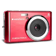 Agfaphoto Realishot Dc5200 Digitālā fotokamera 21Mp Red  Dc5200Ro 3760265540761