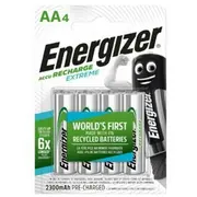 Akaa.r6/Aa akumulatori 1.2V Energizer Recharge Extreme Ni-Mh Hr6 2300 mAh iepakojumā 4 gb.  Akaa.2300Ee4 7638900416893