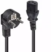 Barošanas kabelis Lindy 3M Schuko 2 pin Plug uz Iec C13 Melns  30336 4002888303361