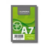 Bloknots A7/100 lapas rūtiņu no pārstrādāta papīra Aurora  Au1400Eco
