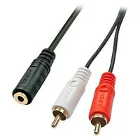 Cable Adapter Audio/Video/0.25M 35677 Lindy  4002888356770