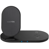 Canyon wireless charger Ws-202 10W 2In1 Black  Cns-Wcs202B 5291485008659