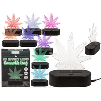 Dekors Cannabis 3D H20Cm  557179 4029811450398 57/9836