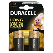 Duracell C2 Basic Alkaline Lr14 2 pack  5000394127531