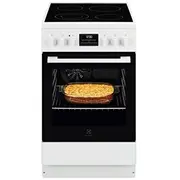 Electrolux 500 Surroundcook elektriskā plīts ar elektrisko cepeškrāsni, balta, 50Cm  Lkr540266W 7333394044736