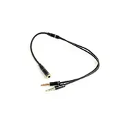 Gembird 2 x 3.5Mm Combo Male - Mic/Audio Metal  Cca-418M 8716309100526