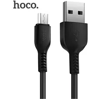 Hoco X20 Usb A Spraudnis / B Micro, 2M 2.0  X20Micro2Mbk 6957531068884