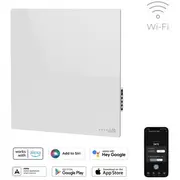Infrasarkanais konvekcijas sildītājs Aeno Premium Eco Smart Quadro 500W 50X50 cm Balts  Agh0011S 5906516401148