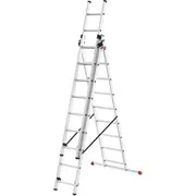 Kāpnes kombinējamās Profistep Combi / alumīnija 3X9 pakāpieni  037309007 4007126025159