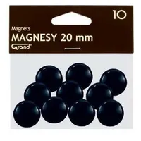 Magnēti 20 mm,  melna krāsa Pl Gr25843