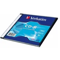 Matricas Cd-R Verbatim 700Mb 1X-52X Extra protection, Single Wrap Slim  43347V 023942433477