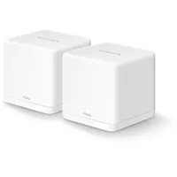 Mercusys  Ac1300 Whole Home Mesh Wi-Fi System Halo H30G 2-Pack 802.11Ac, 400867 Mbit/S, Ethernet Lan Rj-45 ports 2, Support Yes, Mu-Mimo White H30G2-Pack 6957939000677