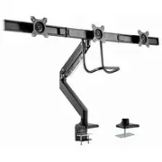 Monitora stiprinājums Gembird 3-Display Desk mounted adjustable max27 1-6Kg  Ma-Da3-03 8716309127691