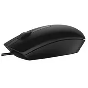 Pele Dell Ms116  ambidekstra vadu Usb Type-A optiskā, 1000 Dpi, 3 pogas, rullītis, melna, birojam 570-Aais 5397063763610