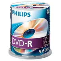 Philips Dvd-R 4.7Gb Cake Box 100  Phovrg4710016Sp 8710895922593