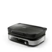 Philips elektriskais galda grils ar vāku, melns  Hd6212/90 8720389056666