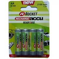 Rocket Precharged Hr6 2100Mah Always Ready Blistera iepakojumā 4Gb.  Hr2100B4 5908258327113