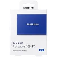 Samsung  Portable Ssd T7 2Tb blue Mu-Pc2T0H/Ww 8806090312403