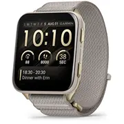 Viedpulksteni Garmin  Venu X1 Soft Gold with Titanium Caseback and French Grey Nylon Band 010-02980-09 753759368777