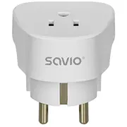 Strāvas adapteris Savio Travel adapter Us socket - Eu plug  Ap-01 5901986049067
