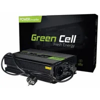 Strāvas pārveidotājs Green Cell 12V to 230V 300W/ 600W Pure Sine wave  Inv07 5902719426582