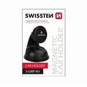 Swissten S-Grip M1 Universāls Turētājs logam ar Magnētu un 360 Rotāciju  Sw-Ch-M1-B 8595217444430