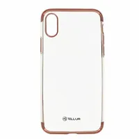 Tellur Cover Silicone Electroplated for iPhone X/Xs rose gold  T-Mlx38454 5949087925842