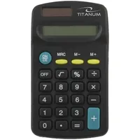 Titanum Tcl101 Kalkulātors, 8 zīmju ekrāns  5901299903520