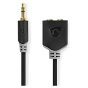 Adapteris Nedis 3.5Mm M - 2X F 0.2M  Cabw22100At02 5412810265060